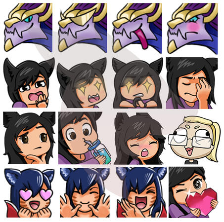 AFluffyAhri Emotes